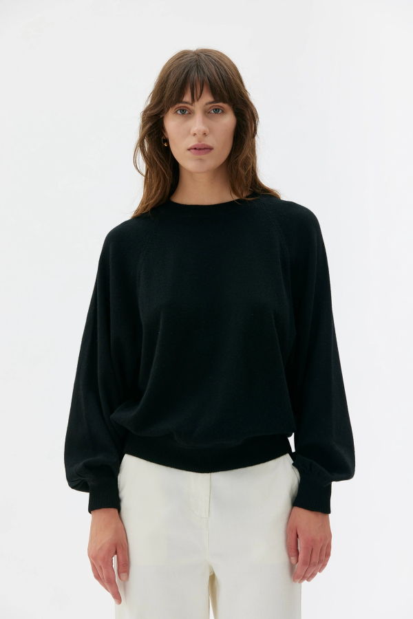 maska.se Aiza Cashmere Sweatshirt Sweater - Black