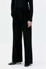 maska.se Aya Wide Leg Corduroy Trousers - Black - Thumbnail 3