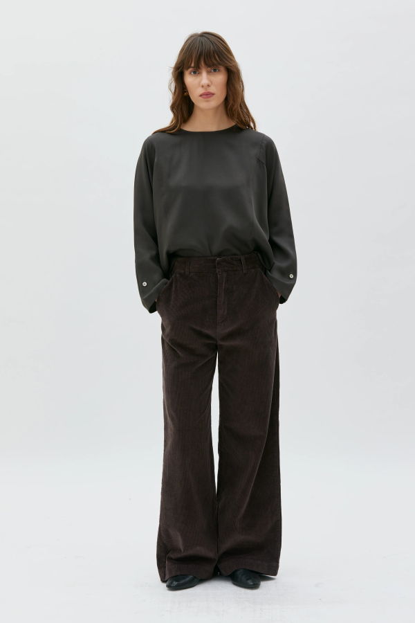 maska.se Aya Wide Leg Corduroy Trousers