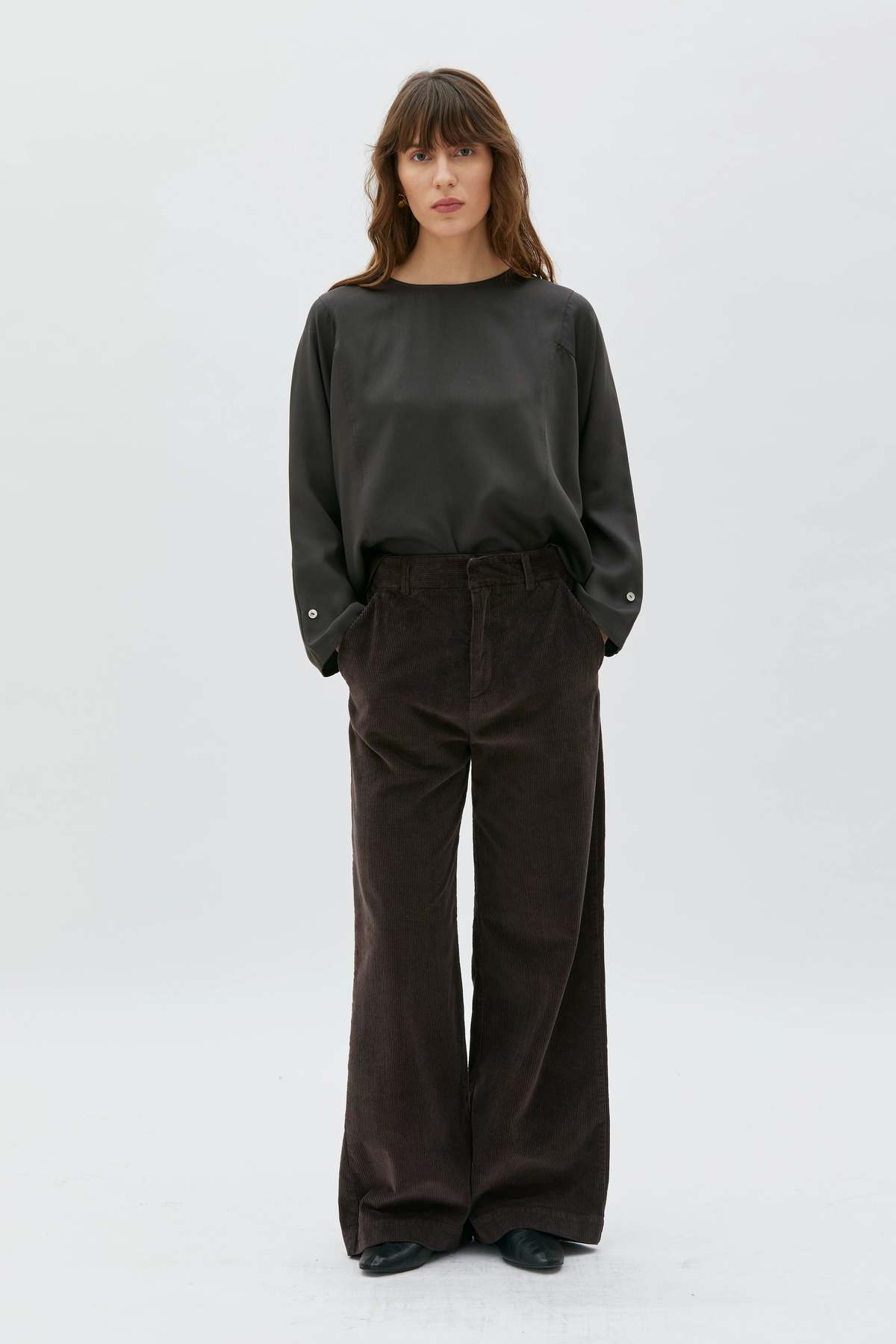 maska.se Aya Wide Leg Corduroy Trousers - Image 1 of 3