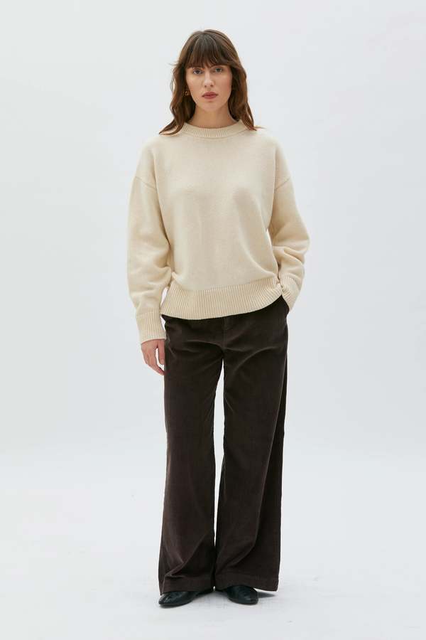 maska.se Aya Wide Leg Corduroy Trousers