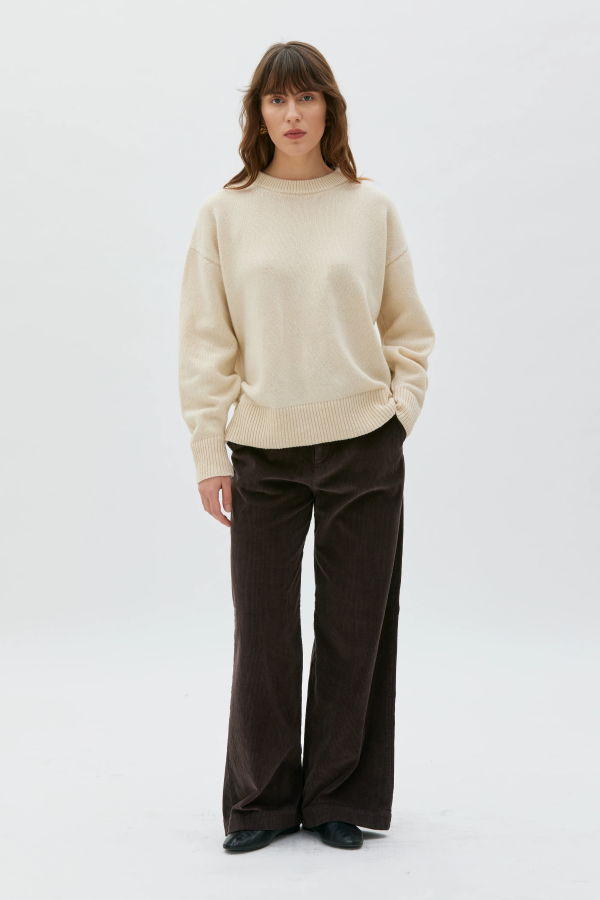 maska.se Aya Wide Leg Corduroy Trousers