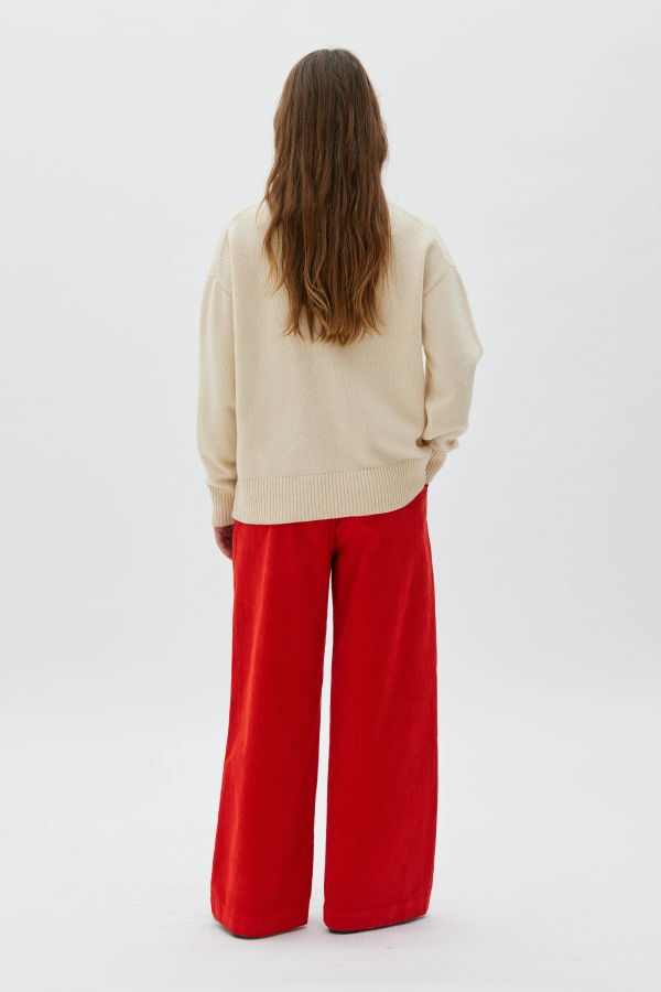 maska.se Aya Wide Leg Corduroy Trousers