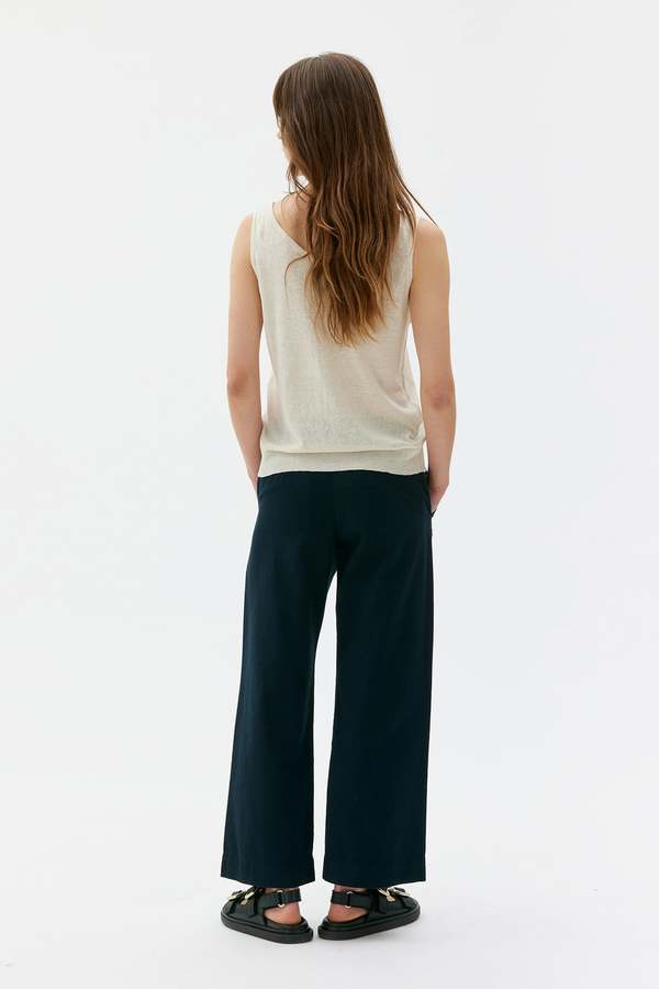 maska.se Cassia Sleeveless Linen Silk Top