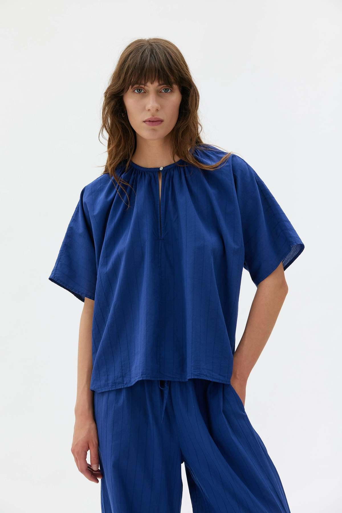 maska.se Celia Light Organic Cotton Blouse - Image 2 of 5