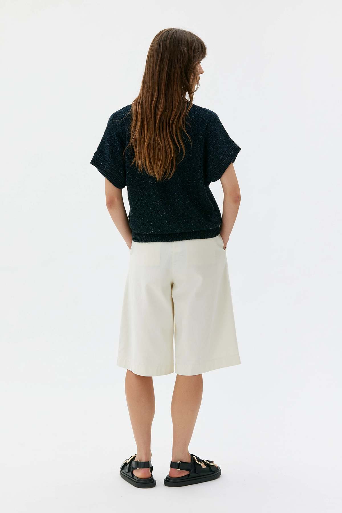 maska.se Cruz Cotton Silk Linen Slub Yarn Cardigan - Image 3 of 4