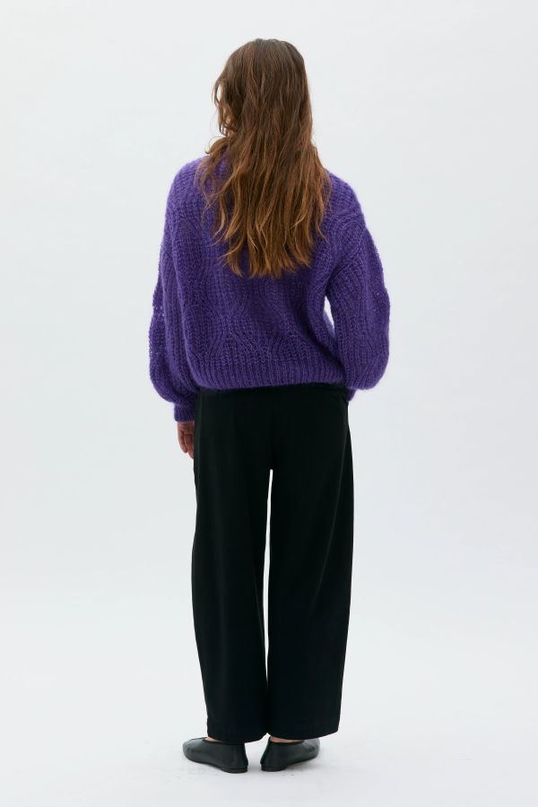 maska.se Dove Lace Knit Mohair Silk Sweater