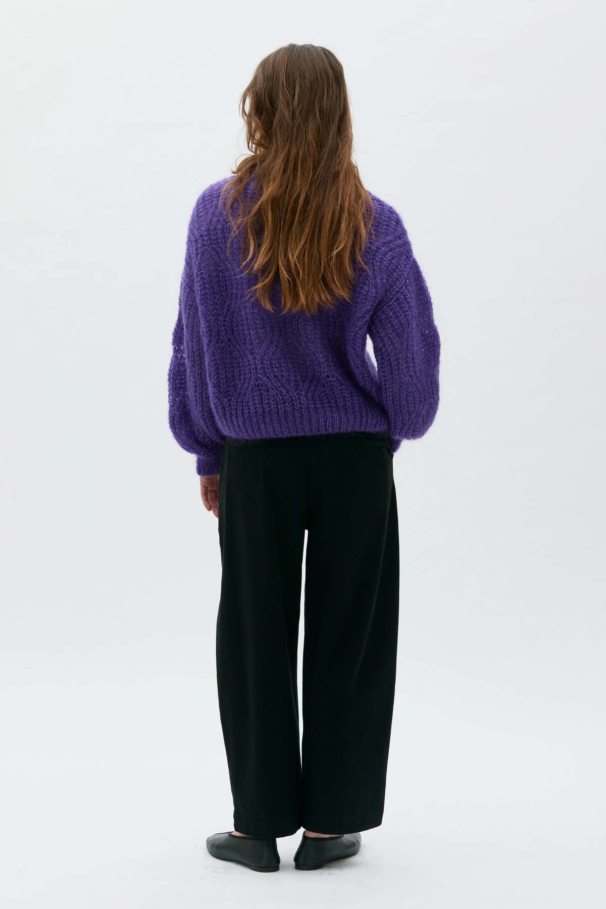 maska.se Dove Lace Knit Mohair Silk Sweater - Image 2 of 4