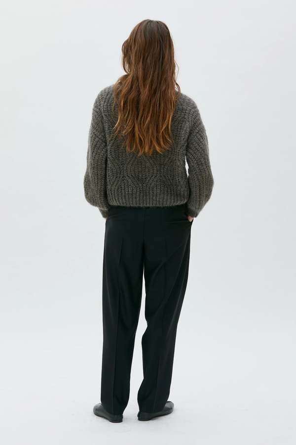 maska.se Dove Lace Knit Mohair Silk Sweater