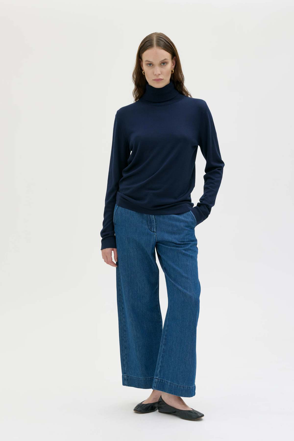 maska.se Eli Fine Knitted Roll Neck Sweater - Image 1 of 4