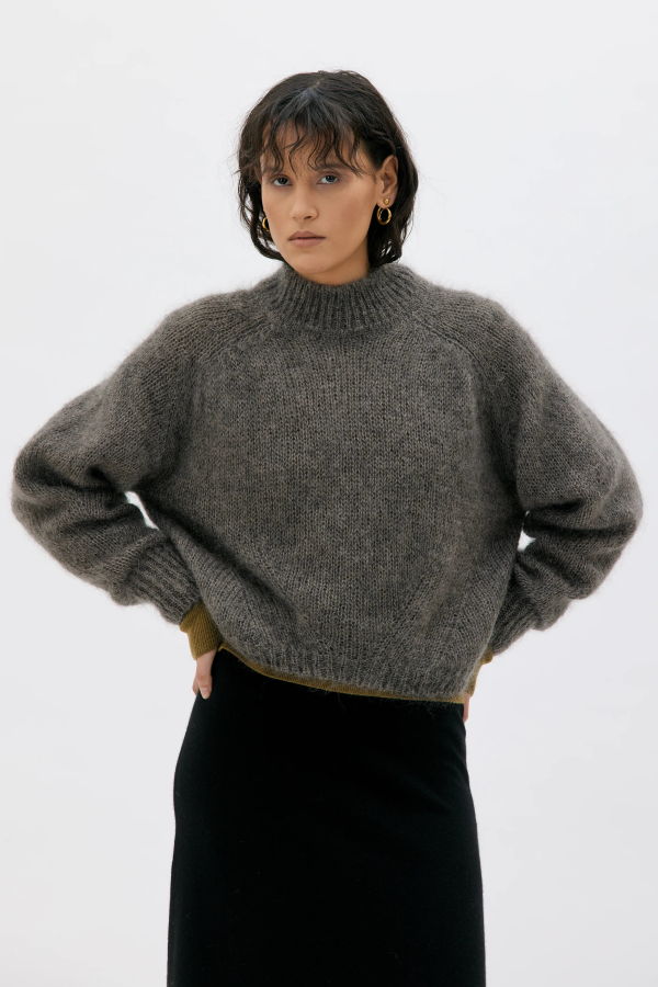 maska.se Faye Chunky Mohair Silk Sweater