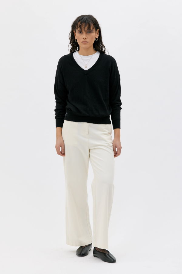 maska.se Hari Light Knitted Sweater - Black