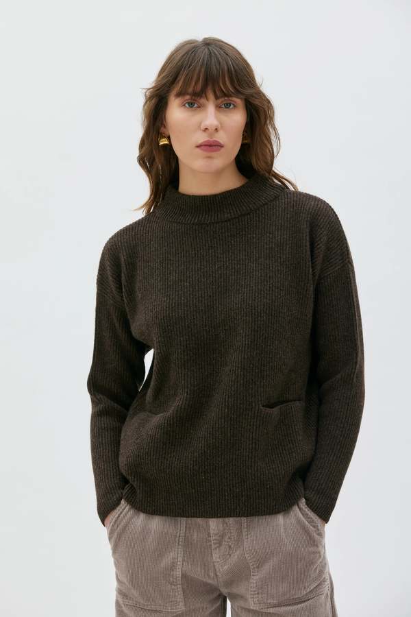 maska.se Helga Lambswool Sweater With Pockets