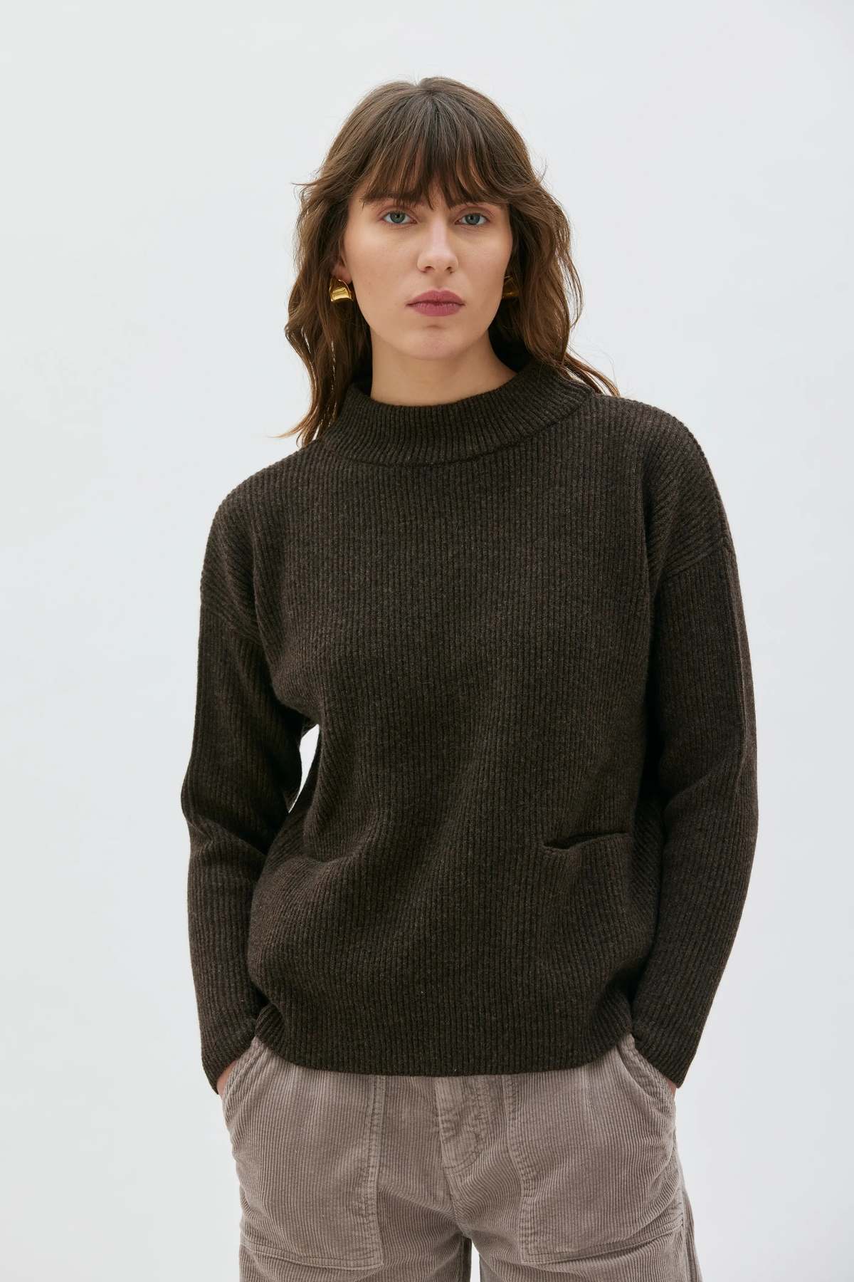 maska.se Helga Lambswool Sweater With Pockets - Image 3 of 3