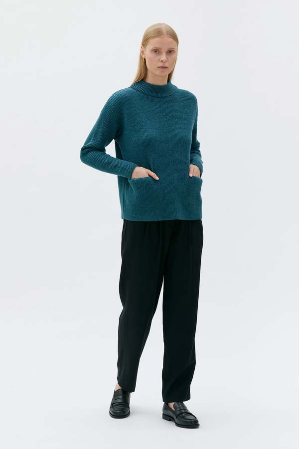 MASKA Helga Lambswool Sweater With Pockets MASKA Helga Lambswool Sweater With Pockets