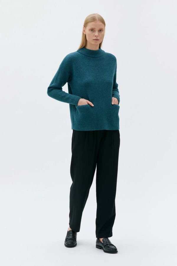 MASKA Helga Lambswool Sweater With Pockets