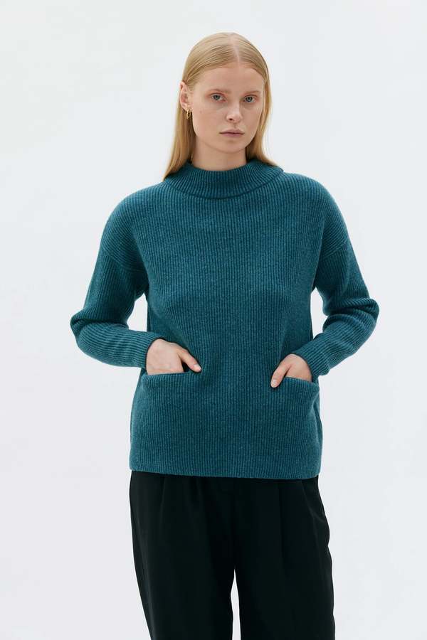 MASKA Helga Lambswool Sweater With Pockets