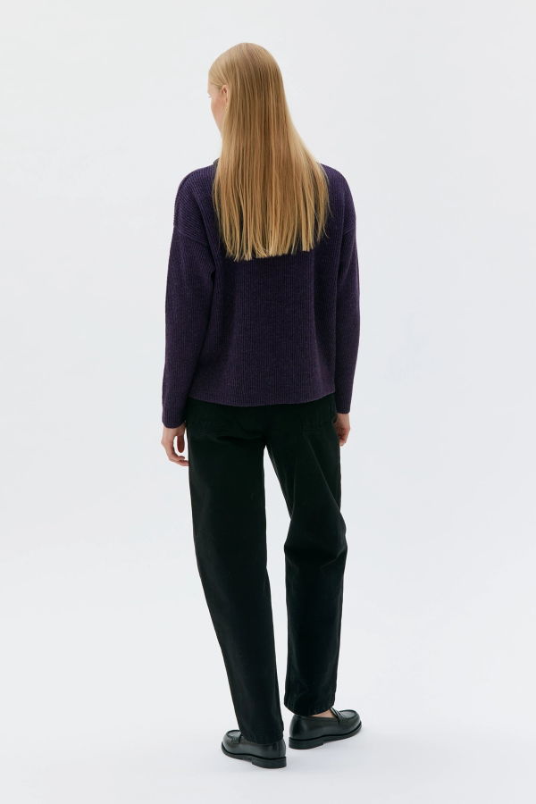 maska.se Helga Lambswool Sweater With Pockets Sweater