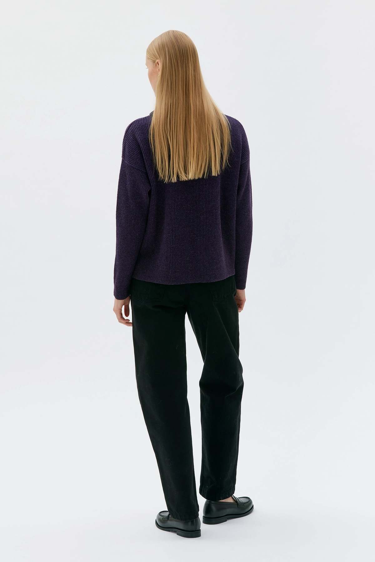 maska.se Helga Lambswool Sweater With Pockets Sweater - Image 2 of 3