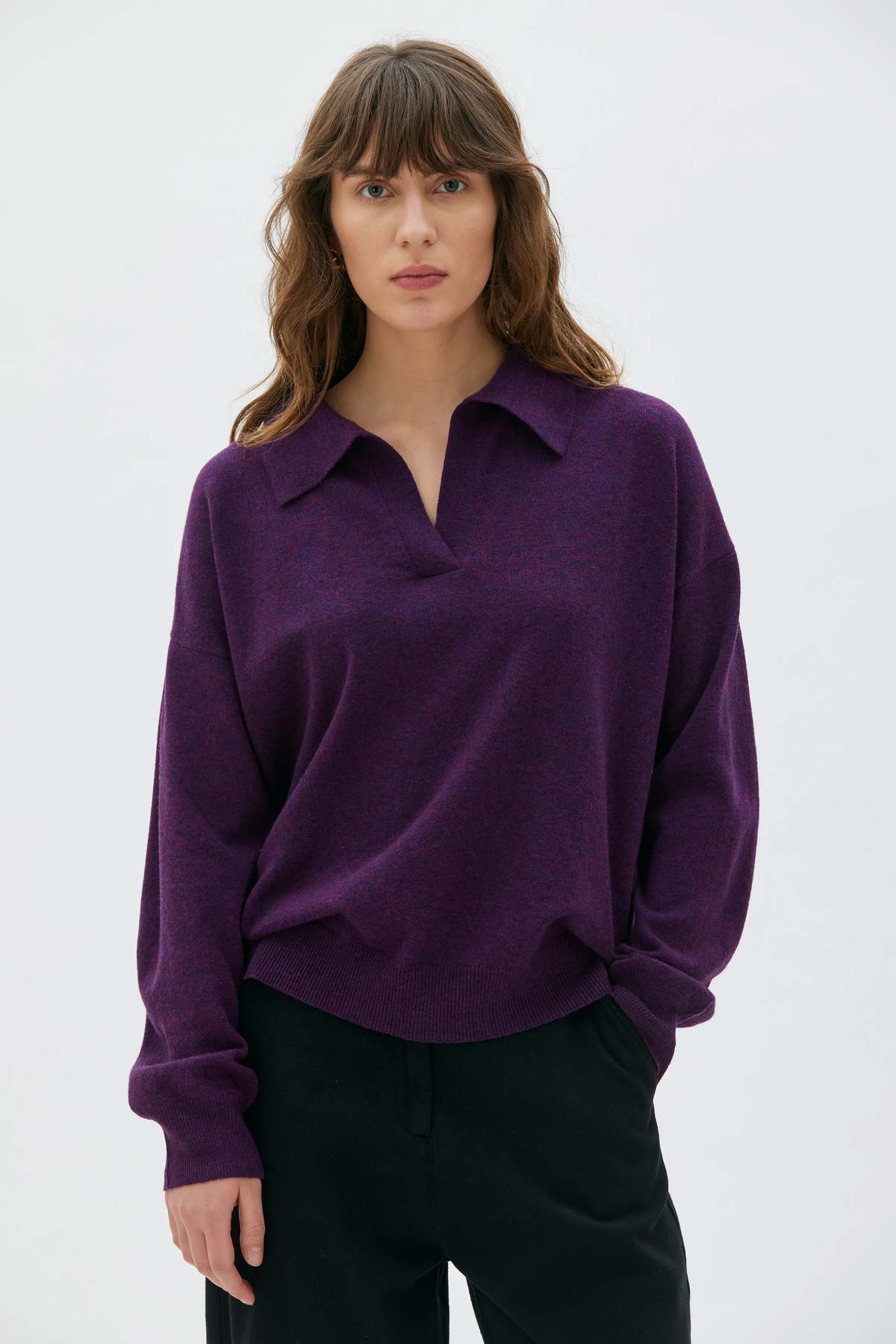 maska.se Inga Wool Polo Sweater - Image 3 of 3