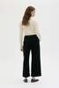 maska.se Lail Cropped Corduroy Trousers - Black - Thumbnail 2
