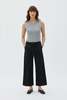 maska.se Laila Recycled Cotton Trousers - Black - Thumbnail 1