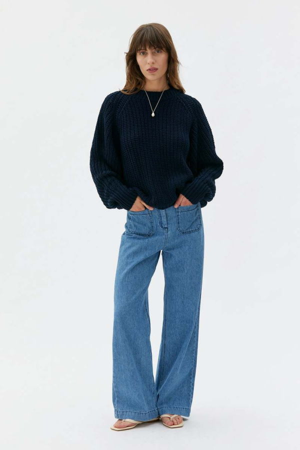 maska.se Lark Chunky Organic Cotton Sweater
