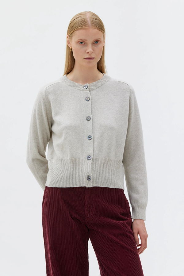 maska.se Malou Fine Knitted Crewneck Cardigan