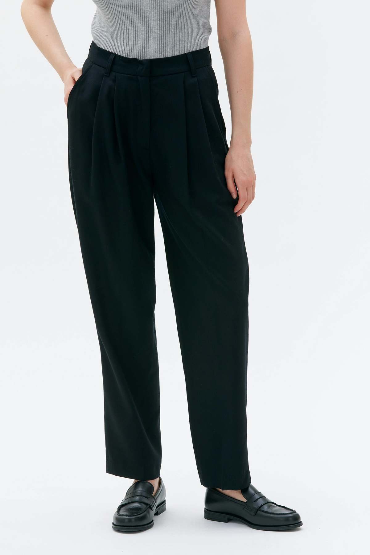 Maska Mimi Tailored Wool Trousers - Black - Image 3 of 3