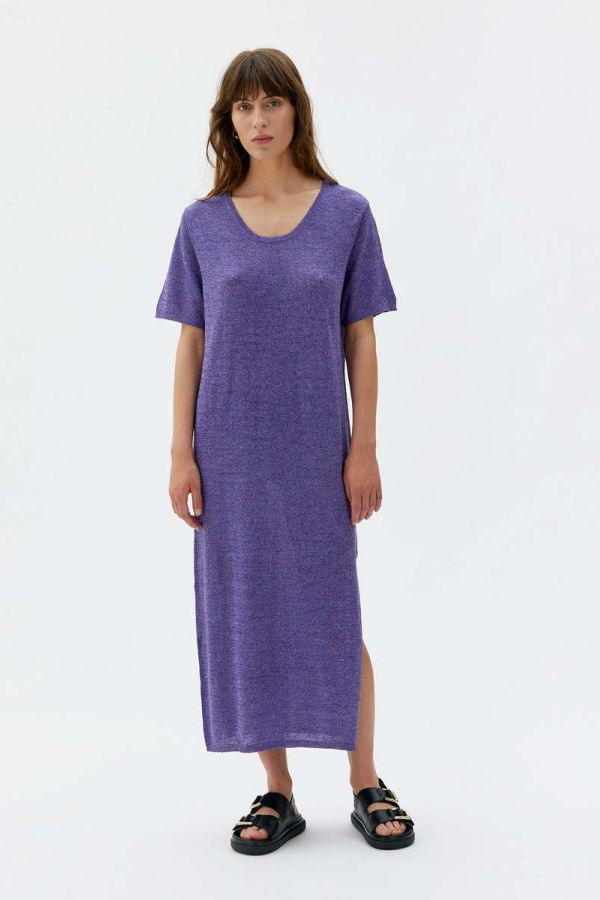 maska.se Mitra Space Dyed Dress - Wild Lilac