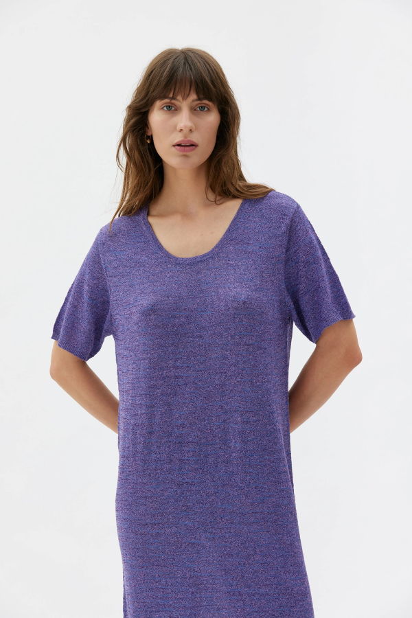 maska.se Mitra Space Dyed Dress - Wild Lilac