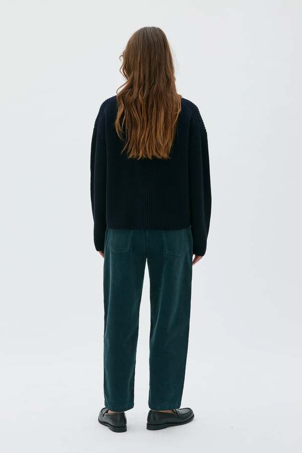 Maska Ruth Barrel Leg Organic Cotton Corduroy Trousers