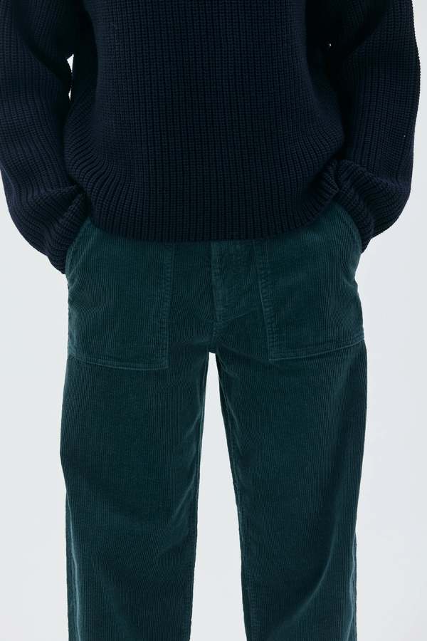 Maska Ruth Barrel Leg Organic Cotton Corduroy Trousers
