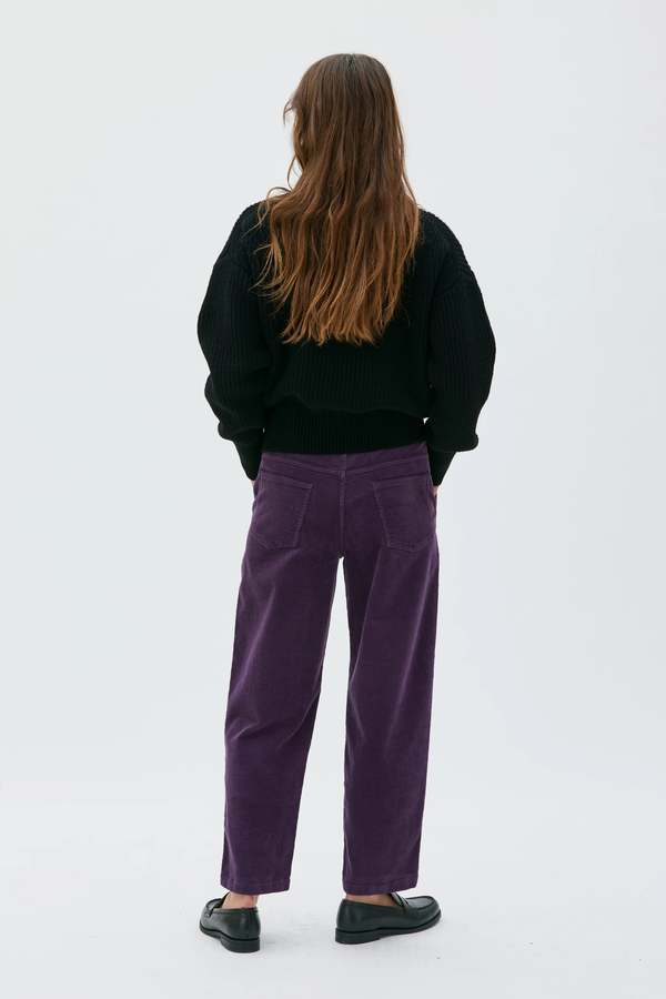 maska.se Ruth Barrel Leg Organic Cotton Corduroy Trousers