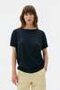 Maska.se Sirus Silk Linen Dolman Sleeve Top - Deep Night Blue - Thumbnail 2