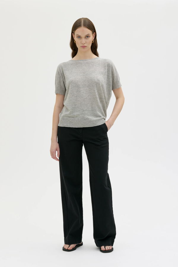 maska.se Sirus Silk Linen Dolman Sleeve Top