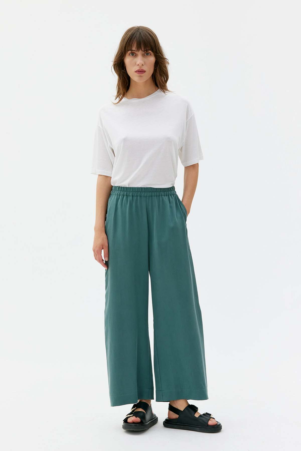 maska.se Thea Flowy Tencel Trousers - Image 1 of 3