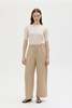 Maska Thea Flowy Tencel Trousers - Sand - Thumbnail 1
