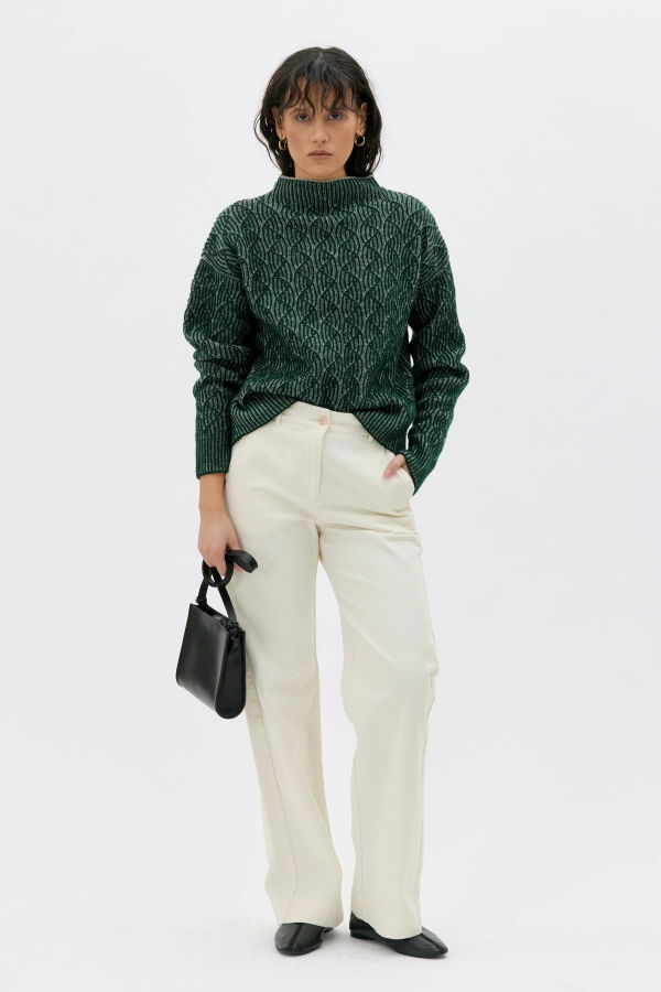 maska.se Zoya Bicolour Lambswool Sweater