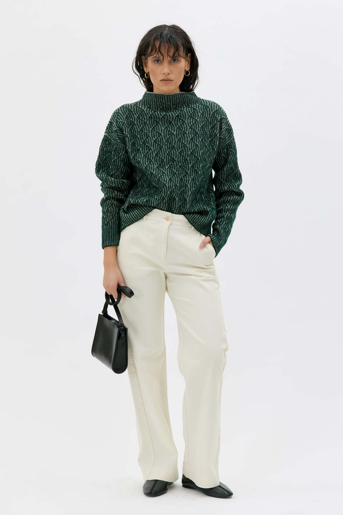 maska.se Zoya Bicolour Lambswool Sweater - Image 1 of 4