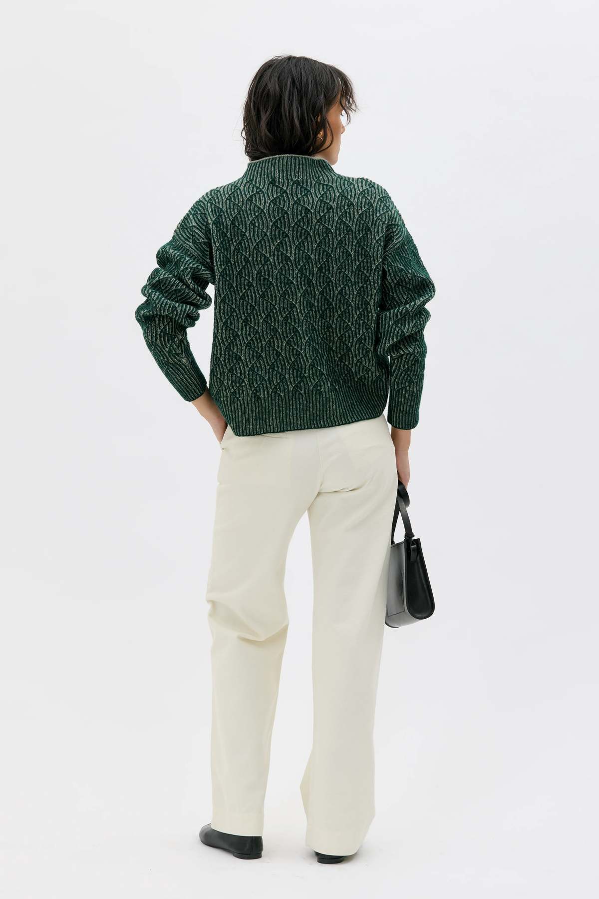 maska.se Zoya Bicolour Lambswool Sweater - Image 2 of 4