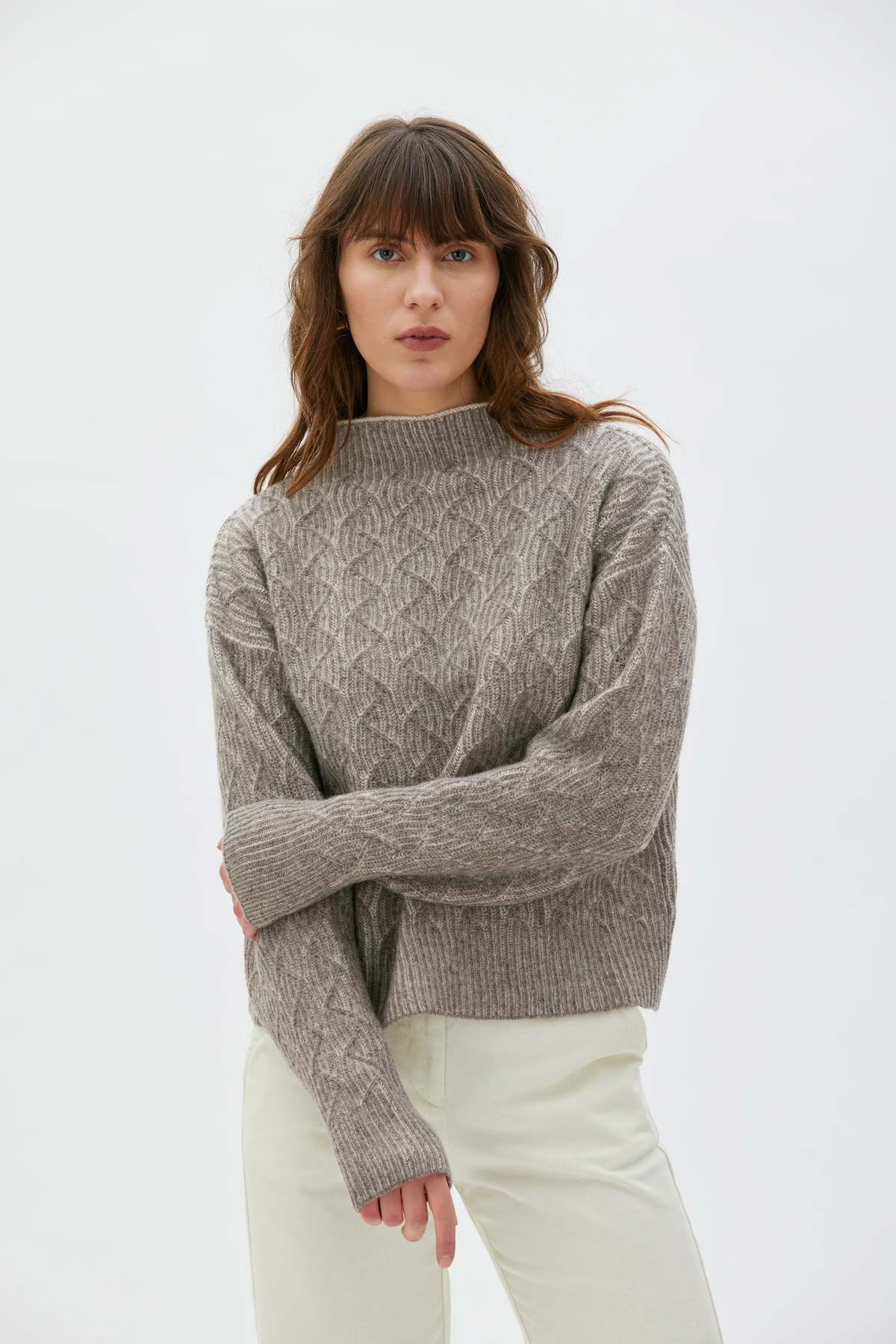 maska.se Zoya Bicolour Lambswool Sweater - Image 2 of 3