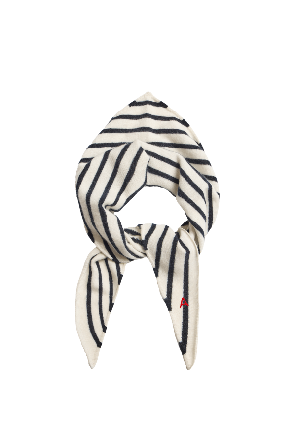 DEMYLEE Nessa Stripe Small Cashmere Bandana