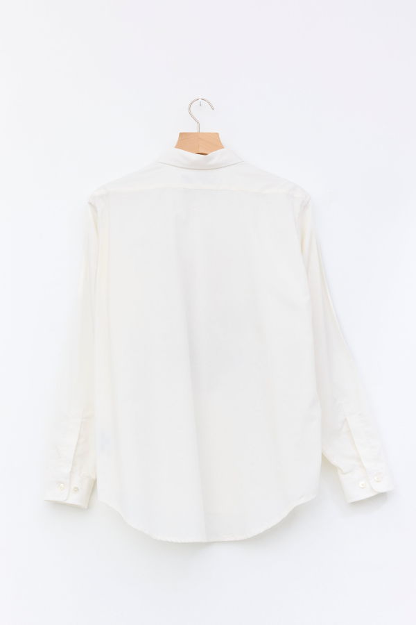 Small Talk Studio Floater Shirt - Eggshell/Leaf Print