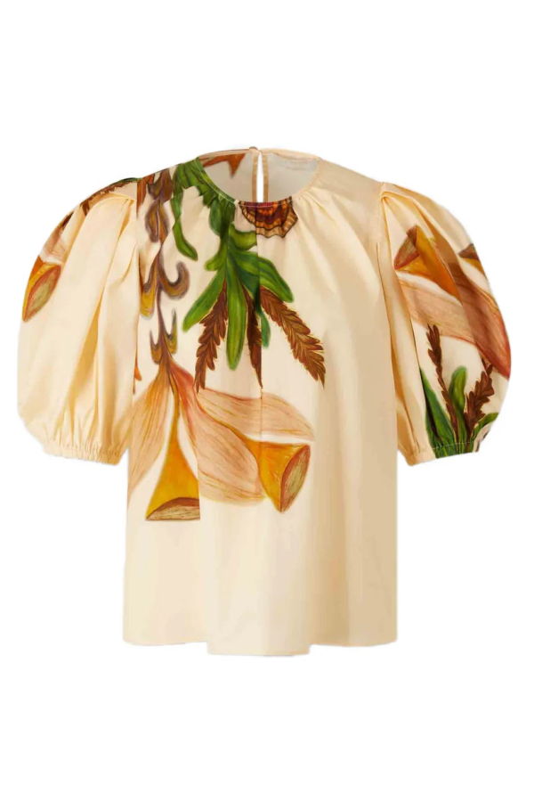 Ulla Johnson Ravena Puff Sleeve Top