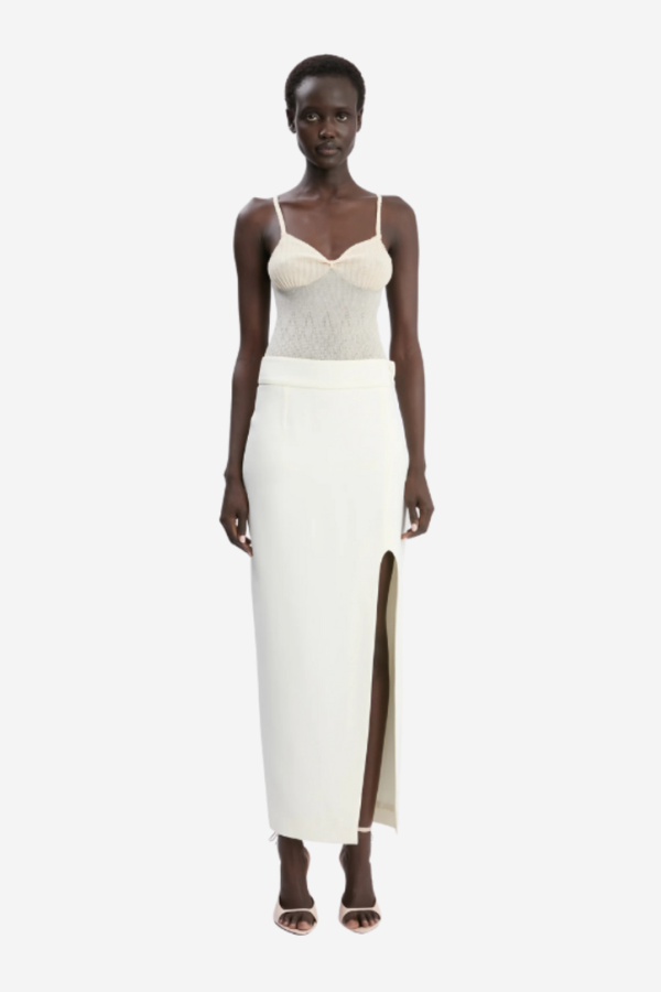 Victoria Beckham Split Detail Skirt