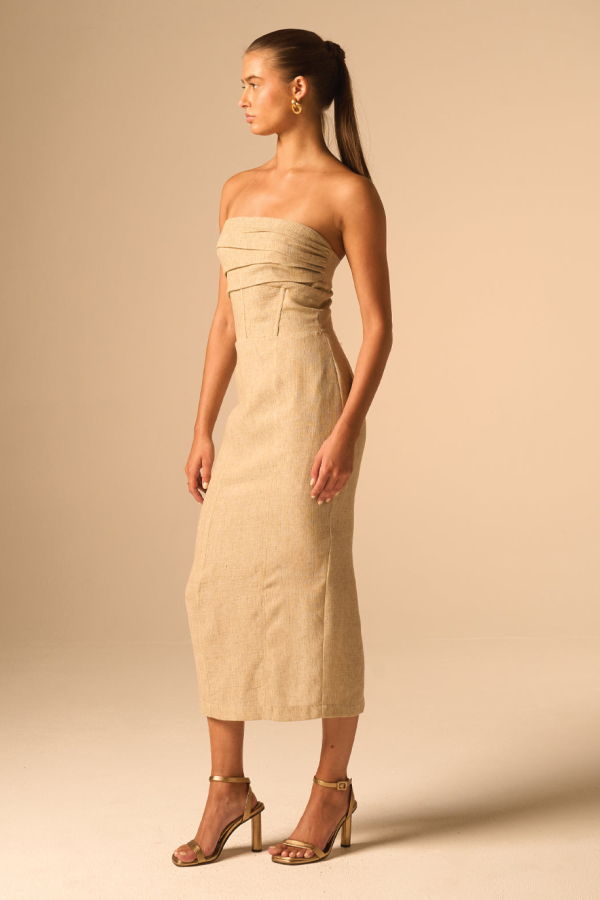 JBQ Bellucci Dress - Parchment