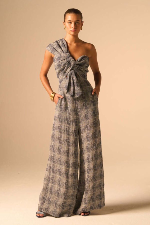 JBQ Eden Jumpsuit - Blue-Beige