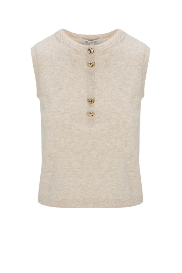 Hevron Madeline Top - Beige