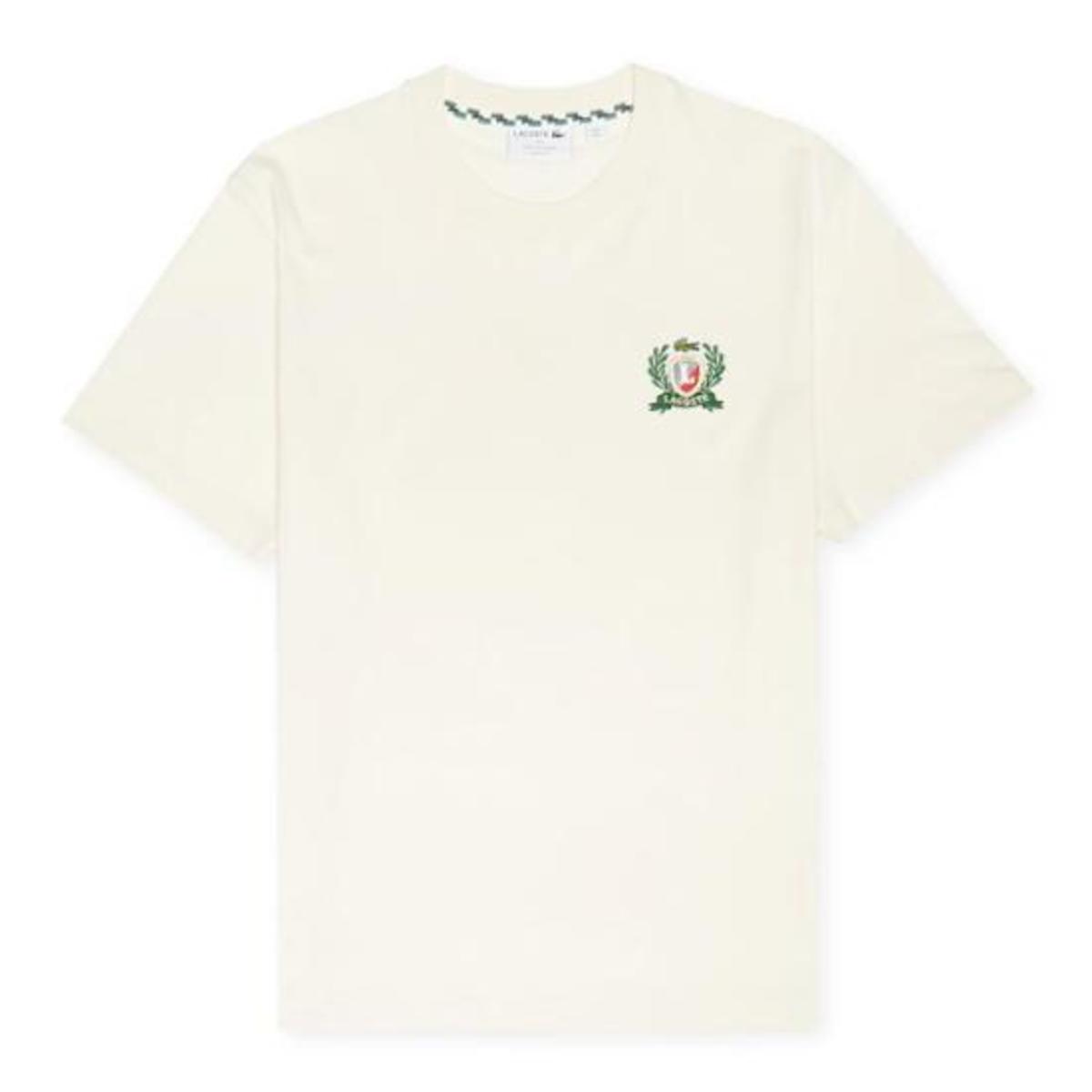 Lacoste T-Shirt - Ecru White - Image 1 of 1